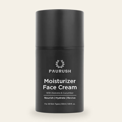 PAURUSH Moisturizer Face Cream — included in the Complete Routine set