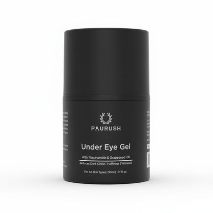 PAURUSH under eye gel tube - alternate angle